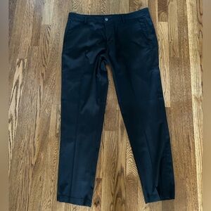 Lululemon Men’s Slim Heathered Black Commission Wool Dress Pants